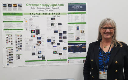 IES Light + Health Symposium, Presentation Poster, Atlanta Georgia,  April 2018 ChromaTherapyLight.com