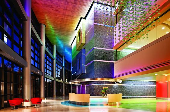 Phoenix Children's Hospital uses color and light to create a welcoming space.
